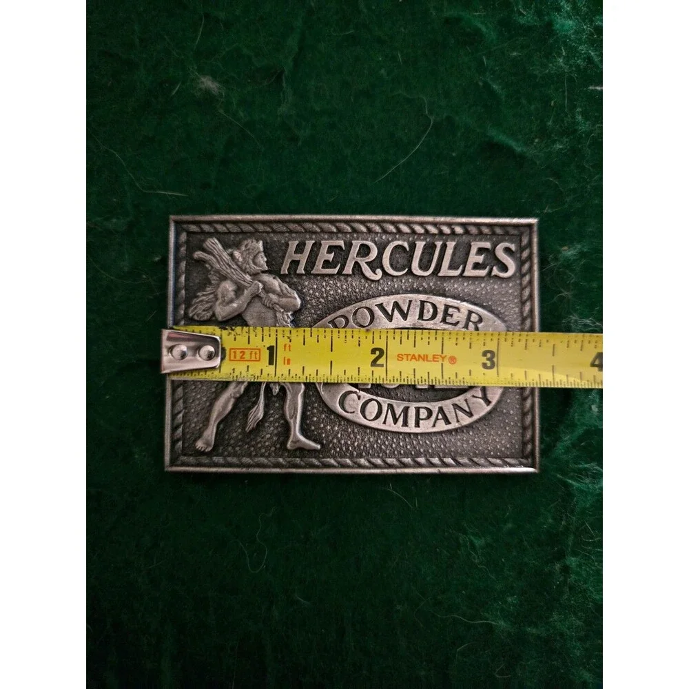 Vtg. 1977 Spec. Ed. Hercules Powder Company Belt Buckle (O-17)